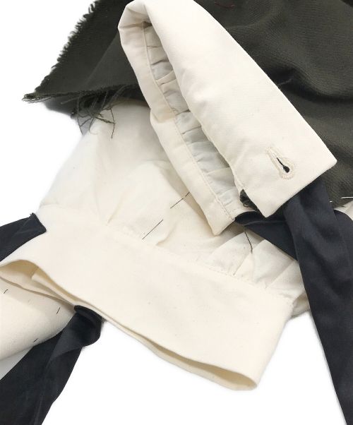 Maison Margiela 10（メゾンマルジェラ 10）Maison Margiela 10 (メゾンマルジェラ) バルーンパンツ スラックス カーキ サイズ:44の古着・服飾アイテム