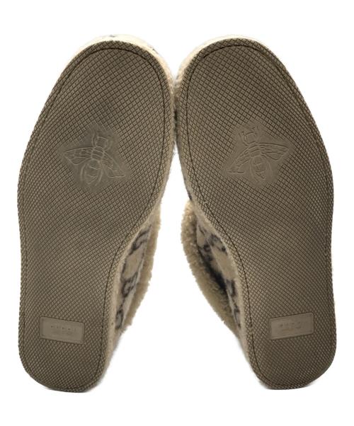 GUCCI（グッチ）GUCCI (グッチ) ホースビットムートショートブーツ ブラウン サイズ:下記参照（28cm相当）の古着・服飾アイテム