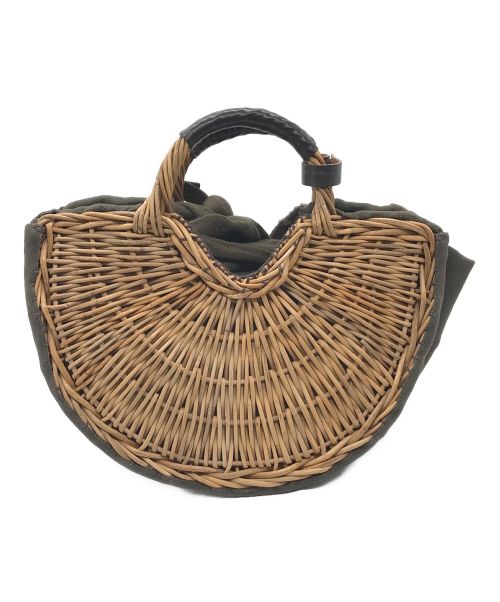 ebagos（エバゴス）ebagos (エバゴス) 扇トート カーキ サイズ:下記参照の古着・服飾アイテム