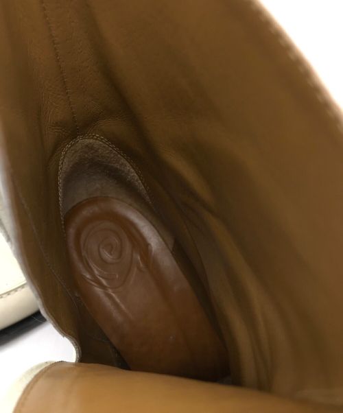 OE（オーエ）OE (オーエ) LEATHER SHORT BOOTS アイボリー サイズ:38の古着・服飾アイテム