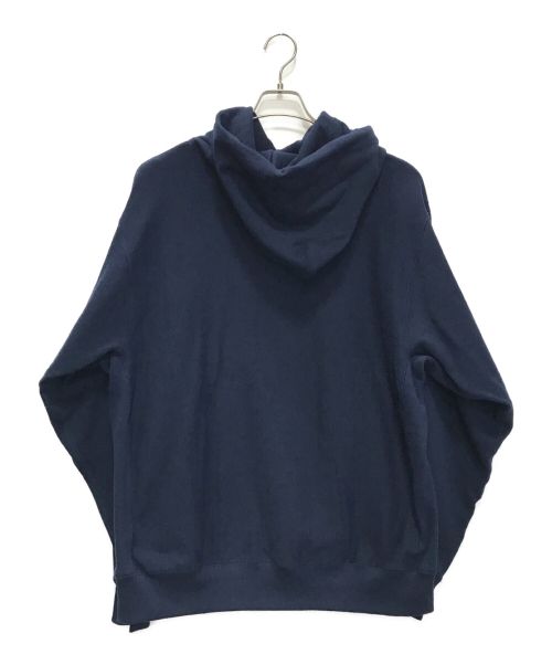 BUDSPOOL（バッズプール）BUDSPOOL (バッズプール) AGH LOGO HEAVY WEIGHT HOODED SWEAT SHIRT ネイビー サイズ:Lの古着・服飾アイテム