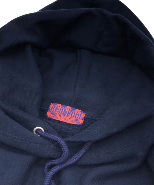 BUDSPOOL（バッズプール）BUDSPOOL (バッズプール) AGH LOGO HEAVY WEIGHT HOODED SWEAT SHIRT ネイビー サイズ:Lの古着・服飾アイテム