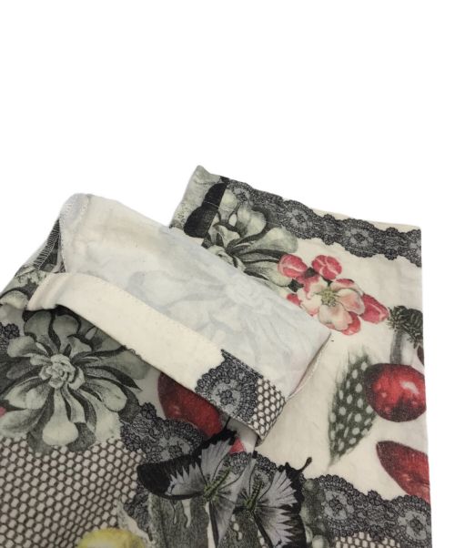 LIMI feu（リミフゥ）LIMI feu (リミフゥ) スカル花柄プリントパンツ ベージュ サイズ:XSの古着・服飾アイテム