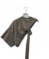 HYKE（ハイク）の古着「ASYMMETRIC SWEATER TOP」｜ベージュ