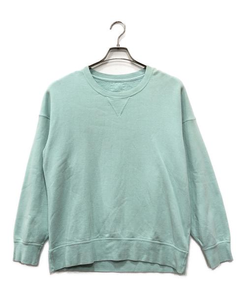 VISVIM（ビズビム）VISVIM (ビズビム) jumbo cotton sweatshirt ブルー サイズ:1の古着・服飾アイテム