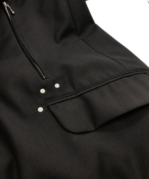 s'yte（サイト）s'yte (サイト) T/W Gabardine 3BS Peak Lapel Studs Long Jacket ブラック サイズ:3の古着・服飾アイテム