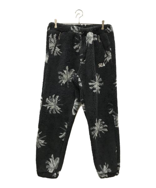 WIND AND SEA（ウィンダンシー）WIND AND SEA (ウィンド アンド シー) WDS Palm tree（pattern）Fleece Pt ブラック サイズ:Mの古着・服飾アイテム