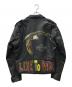 HARLEY-DAVIDSON (ハーレーダビッドソン) ハンドペイントライダースジャケット ブラック サイズ:XL：14000円