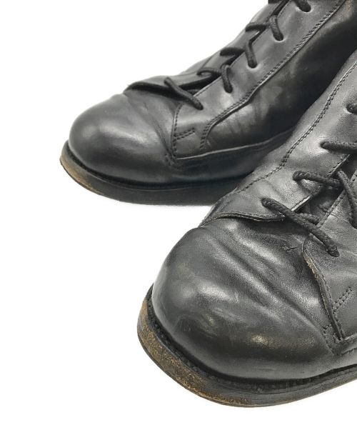 Enzo Bonafe per Le Yucca’s（エンツォボナフェ ペル レ ユッカス）Enzo Bonafe per Le Yucca’ｓ (エンツォボナフェ ペル レ ユッカス) レースアップブーツ ブラック サイズ:41の古着・服飾アイテム