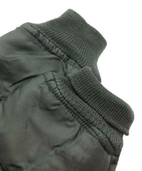 USAF（ユーエスエーエフ）USAF (ユーエスエーエフ) キャトルジャケットウールパイルライナージャケット グリーン サイズ:Lの古着・服飾アイテム