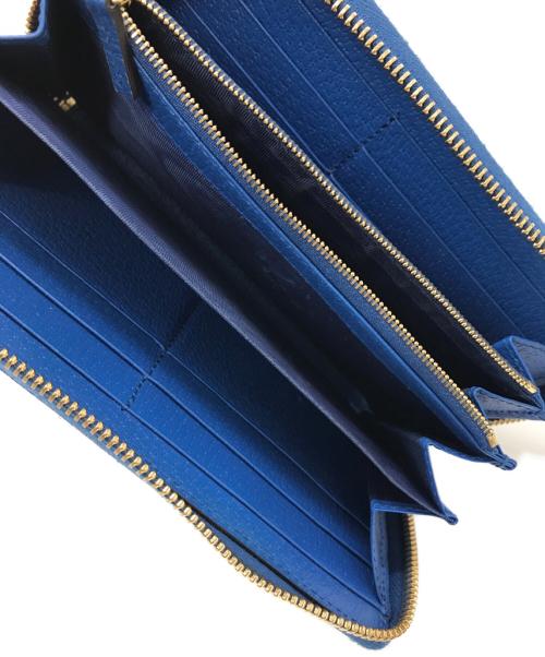 GUCCI（グッチ）GUCCI (グッチ) GGスプリーム ラウンドジップウォレット グリーン サイズ:下記参照の古着・服飾アイテム