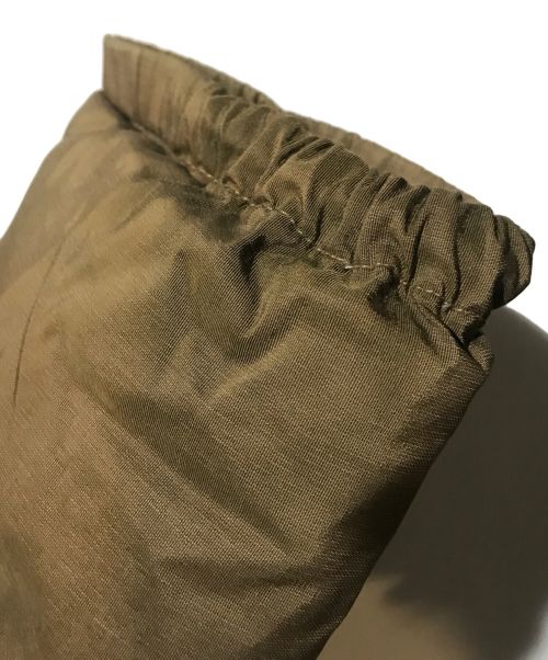 Crescent Down Works（クレセントダウンワークス）Crescent Down Works (クレセントダウンワークス) レザーポケットダウンジャケット ブラウン サイズ:Sの古着・服飾アイテム