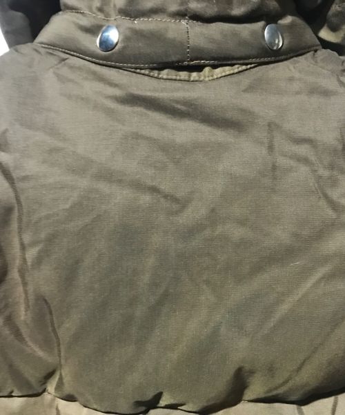 Crescent Down Works（クレセントダウンワークス）Crescent Down Works (クレセントダウンワークス) レザーポケットダウンジャケット ブラウン サイズ:Sの古着・服飾アイテム