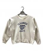 Championチャンピオン）の古着「60's 3段プリント ヴィンスウェ」｜ホワイト