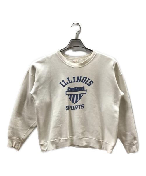 Champion（チャンピオン）Champion (チャンピオン) 60's 3段プリント ヴィンスウェ ホワイト サイズ:下記参照の古着・服飾アイテム