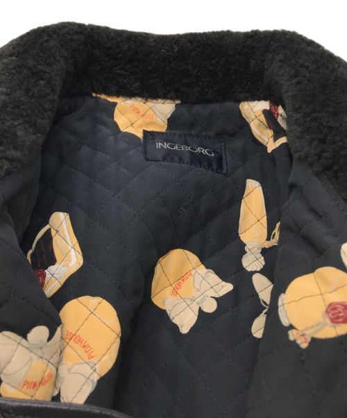 INGEBORG（インゲボルグ）INGEBORG (インゲボルグ) レザージャケット ブラック サイズ:FREEの古着・服飾アイテム