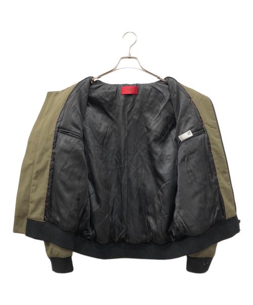 HUGO BOSS（ヒューゴ ボス）HUGO BOSS (ヒューゴ ボス) バックロゴMA1ジャケット カーキ サイズ:Mの古着・服飾アイテム