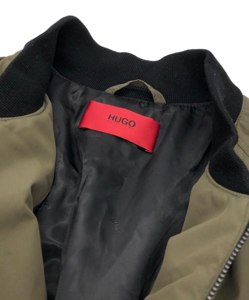 HUGO BOSS（ヒューゴ ボス）HUGO BOSS (ヒューゴ ボス) バックロゴMA1ジャケット カーキ サイズ:Mの古着・服飾アイテム