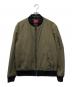 HUGO BOSS（ヒューゴ ボス）の古着「バックロゴMA1ジャケット」｜カーキ