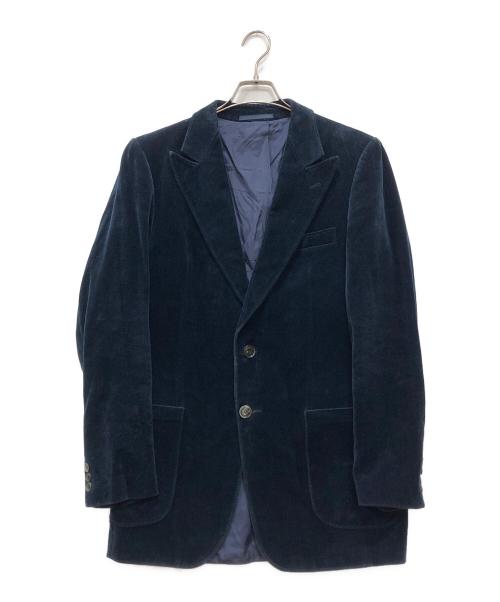 ATTACH'E（アタッシェ）ATTACH'E (アタッシェ) ベロアテーラードジャケット ネイビー サイズ:下記参照の古着・服飾アイテム