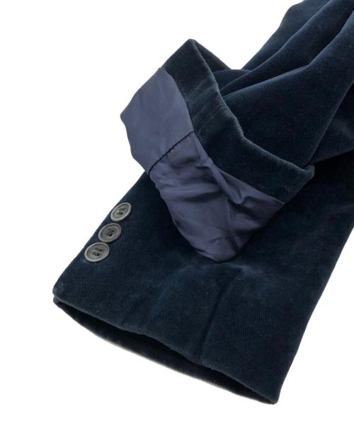 ATTACH'E（アタッシェ）ATTACH'E (アタッシェ) ベロアテーラードジャケット ネイビー サイズ:下記参照の古着・服飾アイテム