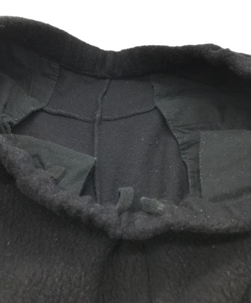 COMOLI（コモリ）COMOLI (コモリ) ウールフリースパンツ ブラック サイズ:Lの古着・服飾アイテム