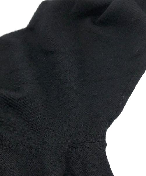 W/cashmere（ダブリュカシミヤ）W/CASHMERE (ダブリュカシミヤ) ワンピース ブラック サイズ:下記参照の古着・服飾アイテム