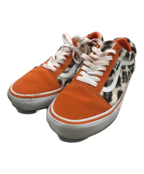 VANS（ヴァンズ）VANS (バンズ) SUPREME (シュプリーム) OLD SKOOL オレンジ サイズ:26.5の古着・服飾アイテム