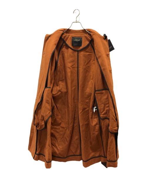 SOLLECITI（ソレシティ）SOLLECITI (ソレシティ) ステンカラーコート オレンジ サイズ:46 未使用品の古着・服飾アイテム