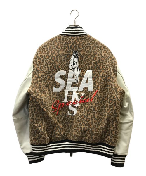 WIND AND SEA（ウィンダンシー）WIND AND SEA (ウィンド アンド シー) Hysteric Glamour (ヒステリックグラマー) スタジャン ブラウン サイズ:Xlの古着・服飾アイテム