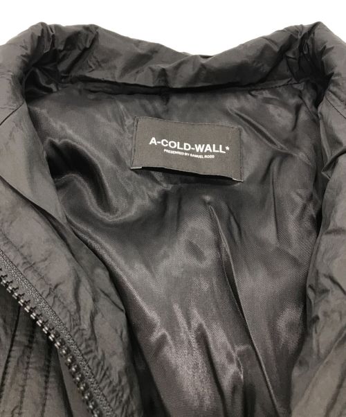 A-COLD-WALL（ア・コールド・ウォール）A-COLD-WALL (ア・コールド・ウォール) 中綿ナイロンジャケット ブラック サイズ:Sの古着・服飾アイテム