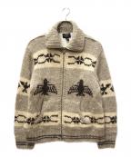 POLO JEANS CO.ポロジーンズカンパニー）の古着「カウチンニットカーディガン」｜ベージュ