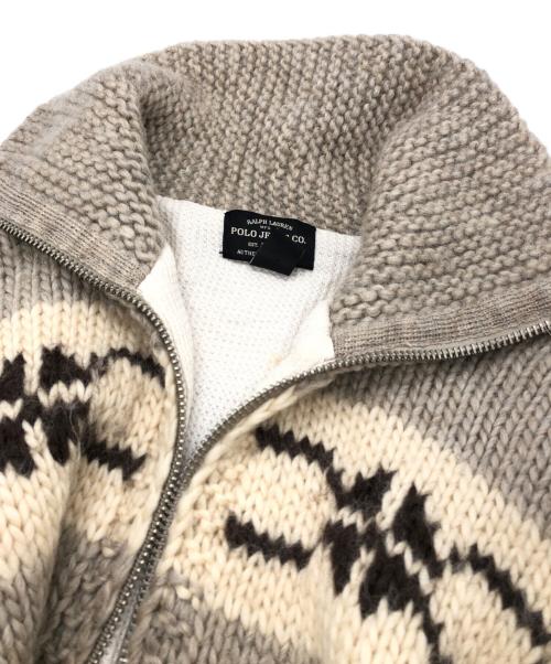 POLO JEANS CO.（ポロジーンズカンパニー）POLO JEANS CO. (ポロジーンズカンパニー) カウチンニットカーディガン ベージュ サイズ:XLの古着・服飾アイテム
