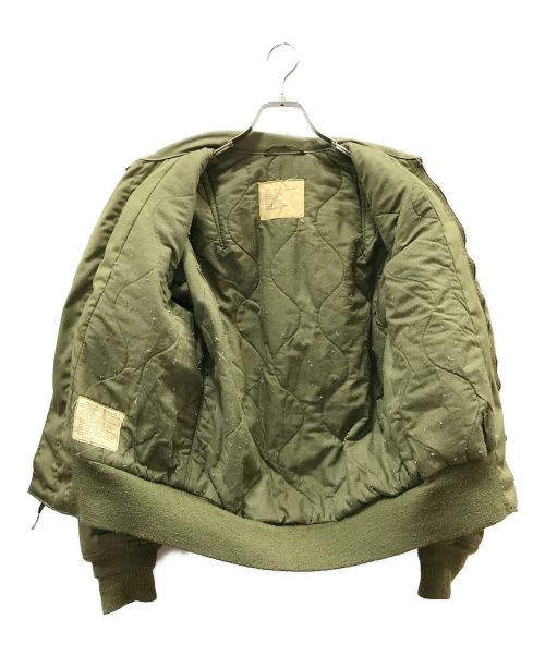 US ARMY（ユーエスアーミー）US ARMY (ユーエスアーミー) フライトジャケット グリーン サイズ:Sの古着・服飾アイテム