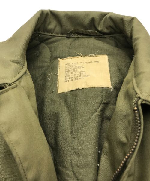 US ARMY（ユーエスアーミー）US ARMY (ユーエスアーミー) フライトジャケット グリーン サイズ:Sの古着・服飾アイテム