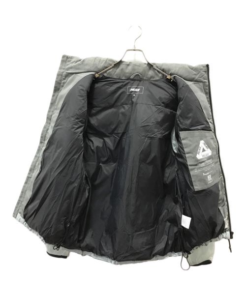 PALACE（パレス）PALACE (パレス) REACTO PUFF ZIP OFF JACKET グレー サイズ:Mの古着・服飾アイテム
