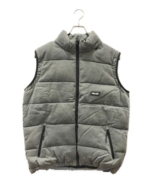 PALACE（パレス）PALACE (パレス) REACTO PUFF ZIP OFF JACKET グレー サイズ:Mの古着・服飾アイテム