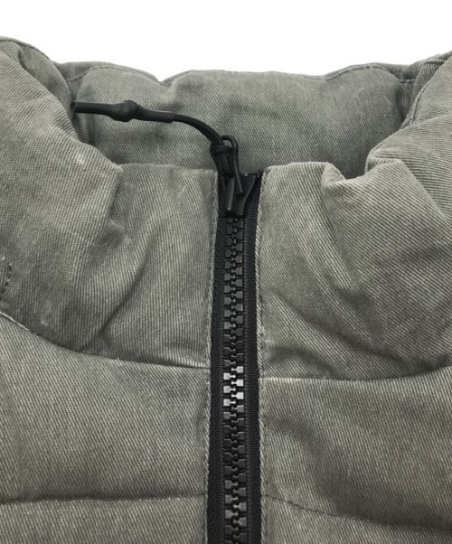 PALACE（パレス）PALACE (パレス) REACTO PUFF ZIP OFF JACKET グレー サイズ:Mの古着・服飾アイテム