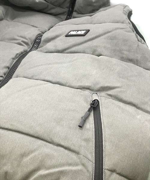 PALACE（パレス）PALACE (パレス) REACTO PUFF ZIP OFF JACKET グレー サイズ:Mの古着・服飾アイテム