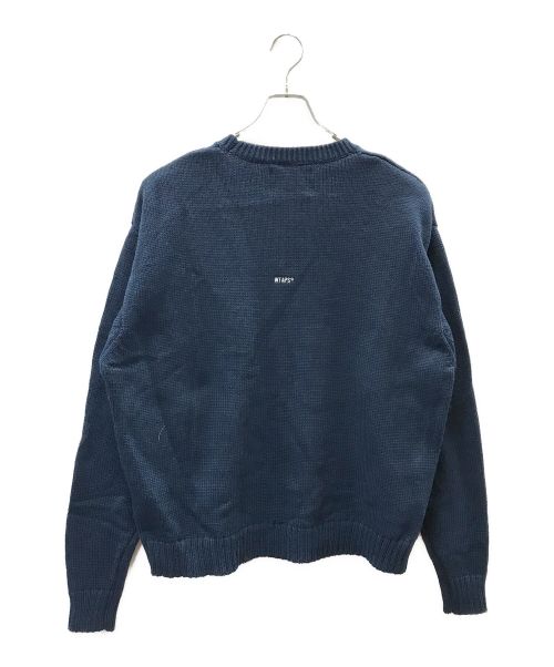 WTAPS（ダブルタップス）WTAPS (ダブルタップス) CREW NECK 02 SWEATER POLY SIGN ネイビー サイズ:X02の古着・服飾アイテム