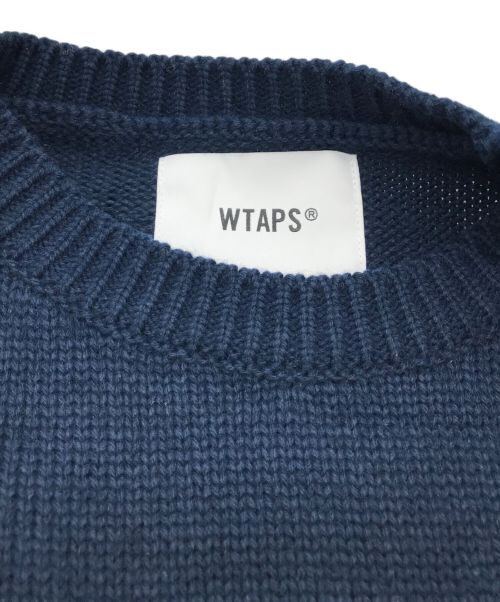 WTAPS（ダブルタップス）WTAPS (ダブルタップス) CREW NECK 02 SWEATER POLY SIGN ネイビー サイズ:X02の古着・服飾アイテム