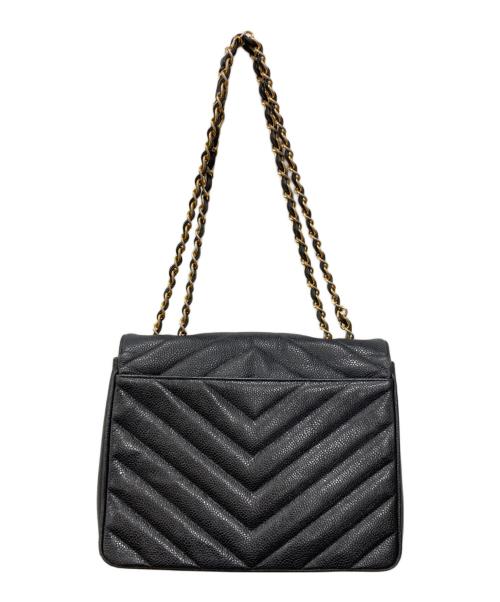 CHANEL（シャネル）CHANEL (シャネル) マドモアゼル ココマーク チェーンショルダーバッグ ブラック サイズ:下記参照の古着・服飾アイテム