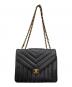 CHANEL（シャネル）の古着「マドモアゼル ココマーク チェーンショルダーバッグ」｜ブラック