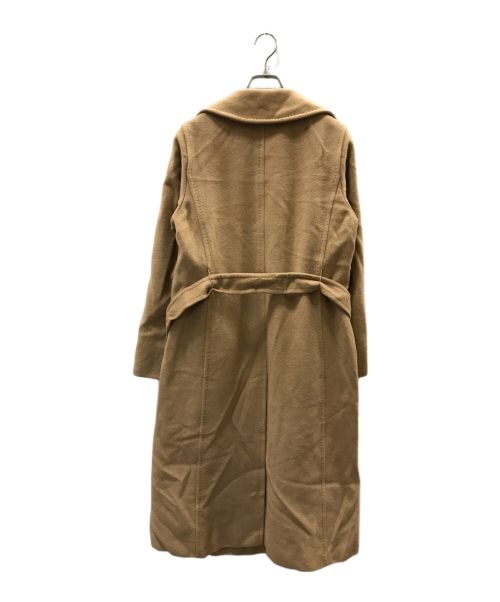 MaxMara（マックスマーラ）MaxMara (マックスマーラ) キャメルヘアダブルコート ブラウン サイズ:38の古着・服飾アイテム