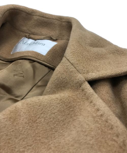MaxMara（マックスマーラ）MaxMara (マックスマーラ) キャメルヘアダブルコート ブラウン サイズ:38の古着・服飾アイテム