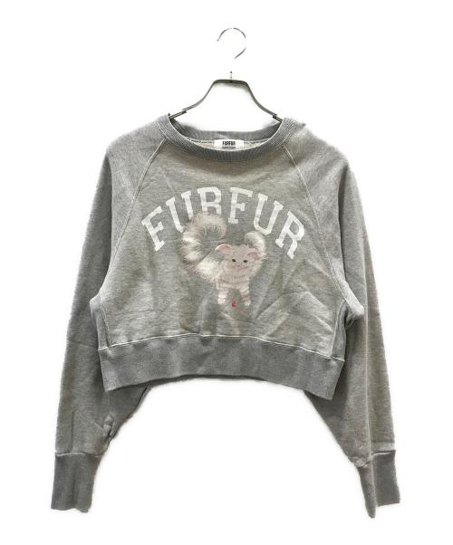 furfur（ファーファー）furfur (ファーファー) KUMIKO HIGAMI “Mira”スウェット グレー サイズ:FREEの古着・服飾アイテム