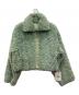 furfur（ファーファー）の古着「エコファーリバーシブルブルゾン」｜グリーン