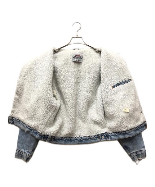 LEVI'S（リーバイス）LEVI'S (リーバイス) ボアデニムジャケット ブルー サイズ:Sの古着・服飾アイテム