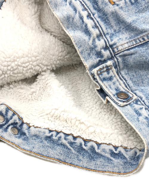 LEVI'S（リーバイス）LEVI'S (リーバイス) ボアデニムジャケット ブルー サイズ:Sの古着・服飾アイテム