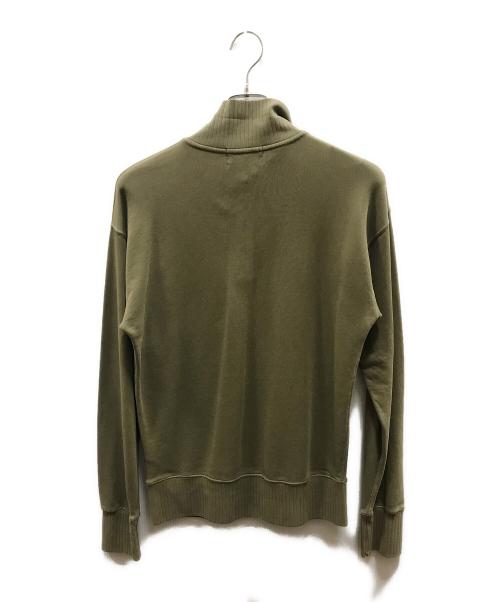 RRL（ダブルアールエル）RRL (ダブルアールエル) ハーフジップスウェット オリーブ サイズ:Sの古着・服飾アイテム